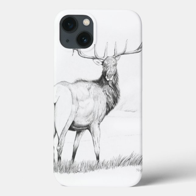 Obeslutande ~ Elk iPad Case (Baksida)