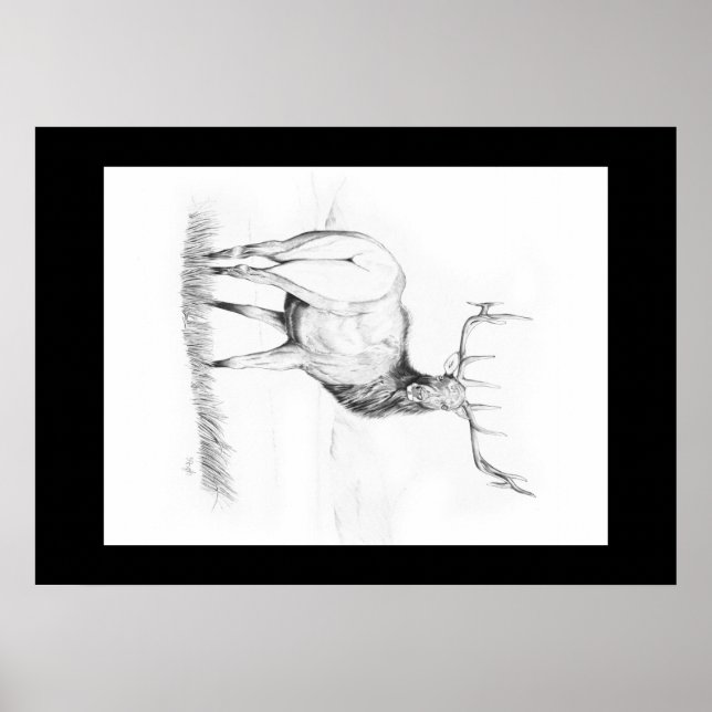 Obeslutande ~ Elk Poster (Framsidan)