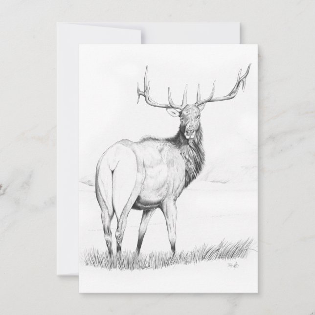 Obeslutsam - 4,5 x 6,25-tums inbjudan (Framsida)