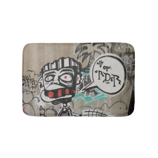 Obeställd Graffiti Badrumsmatta (Framsidan)
