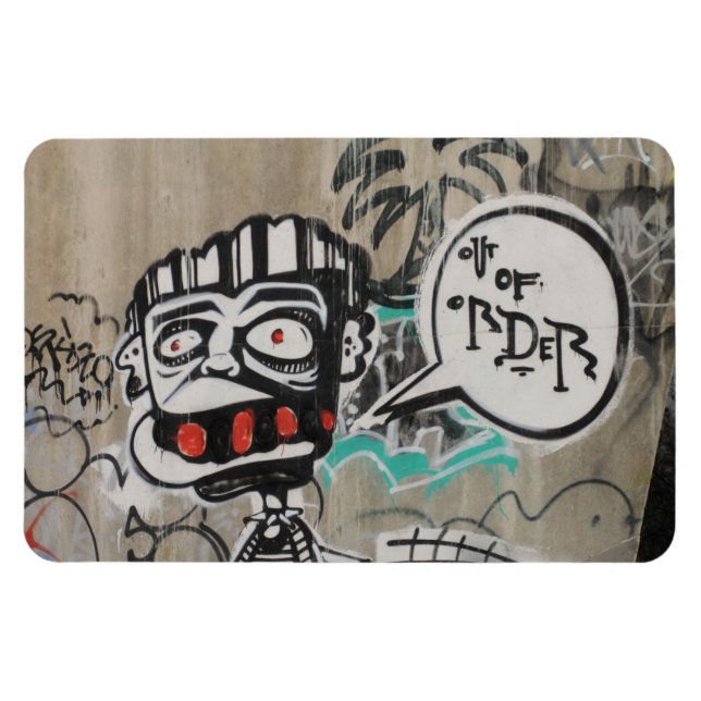 Obeställd Graffiti Magnet (Horisontell)