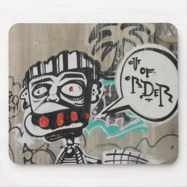 Obeställd Graffiti Musmatta (Framsidan)