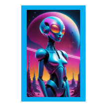 Obestämd Retro Futurism - Ken Gage Art