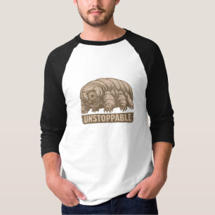 Obestoppbar Tardigrade Vintage Vetenskapskonst T Shirt