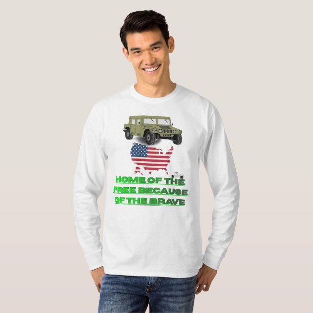 Obestoppbara veteraner t shirt (Hel framsida)