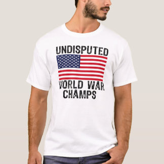 OBESTRIDDA VÄRLDSKRIGMÄSTARE T-SHIRT