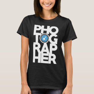 Obestruket fotografidesignkameraavkänningsstöd för t shirt