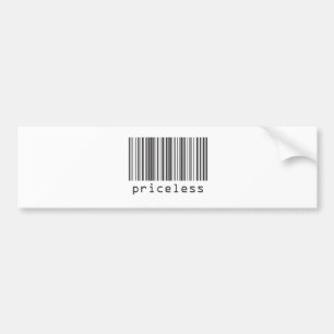 Obetalbar Barcode - Bildekal