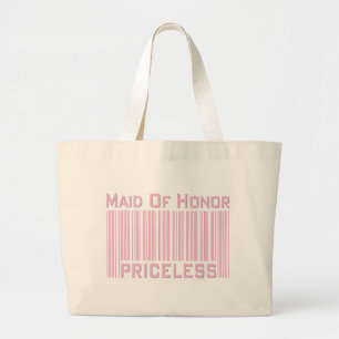 Obetalbar maid of honor jumbo tygkasse