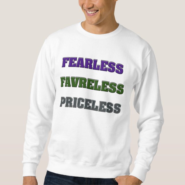 OBETALBAR OFÖRSKRÄCKT FAVRELESS SWEATSHIRT (Framsida)