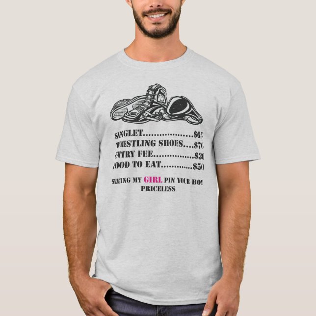 Obetalbara flickor tee shirt (Framsida)