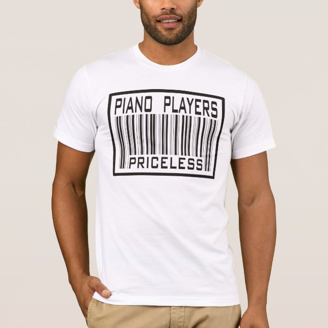 Obetalbara pianospelare tee shirt (Framsida)