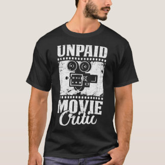 Obetald filmkritisk filmchef, temmet t shirt