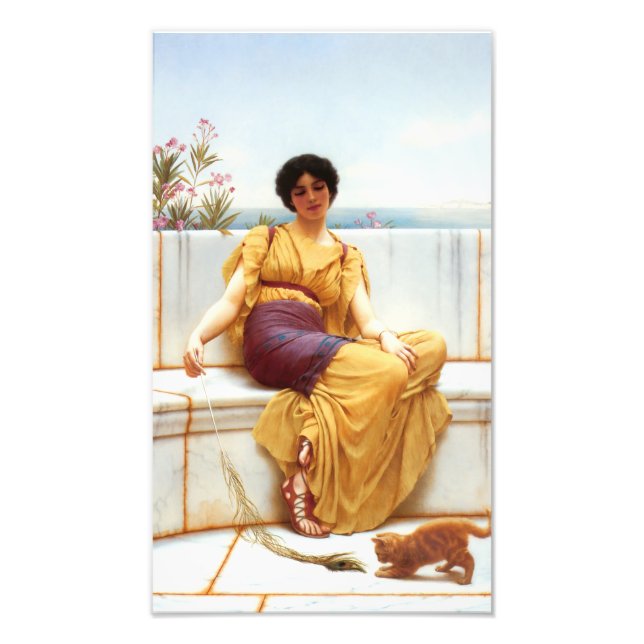 Obetänkligheter av John William Godward Fototryck (Framsidan)