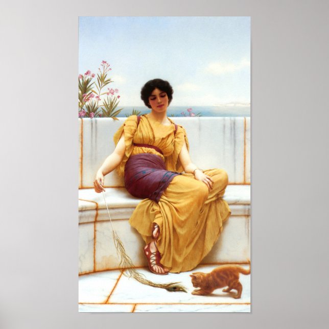 Obetänkligheter av John William Godward Poster (Framsidan)