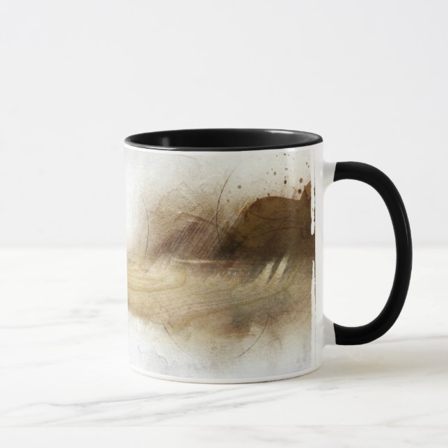 obetitad abstrakt konst mugg (Höger)