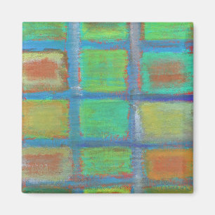 Obetitlad abstrakt konstmagnet magnet