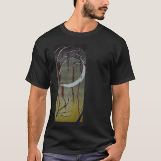 obetitlad fasamåne på en skjorta tee shirt