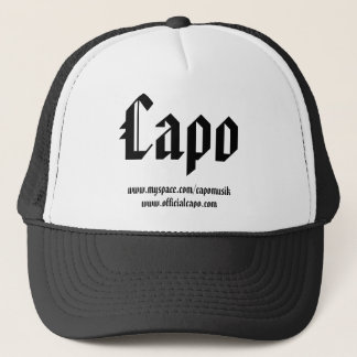 Obetitlad hatt truckerkeps
