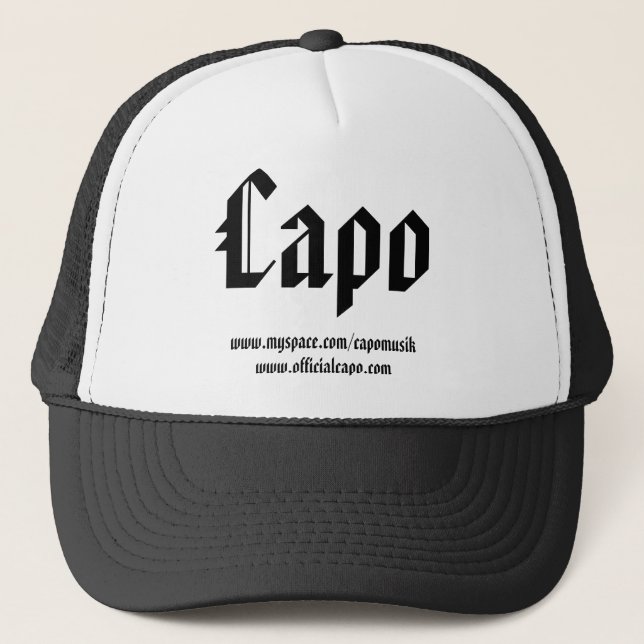 Obetitlad hatt truckerkeps (Framsida)