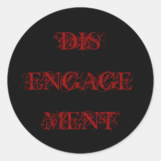 Obetitlad klistermärke