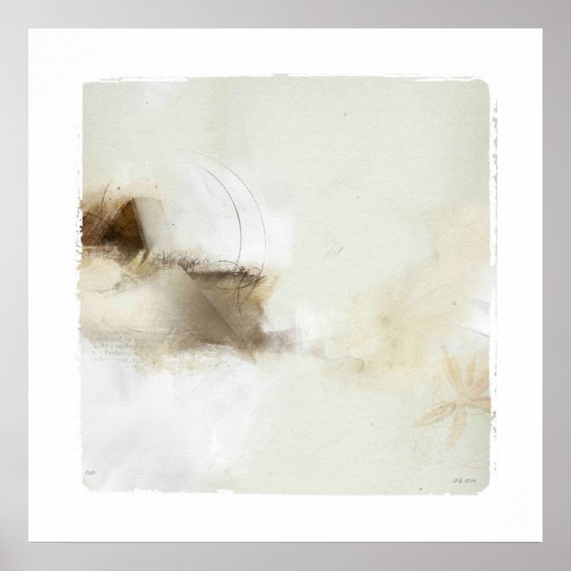 obetitlade arbeten på papper poster (Framsidan)