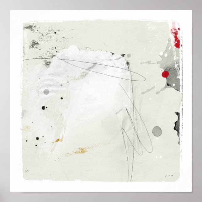 obetitlade arbeten på papper poster (Framsidan)