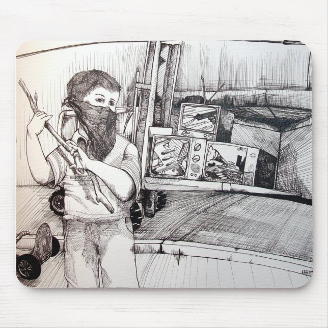 Obetitlade Mousepad Musmatta (Framsidan)