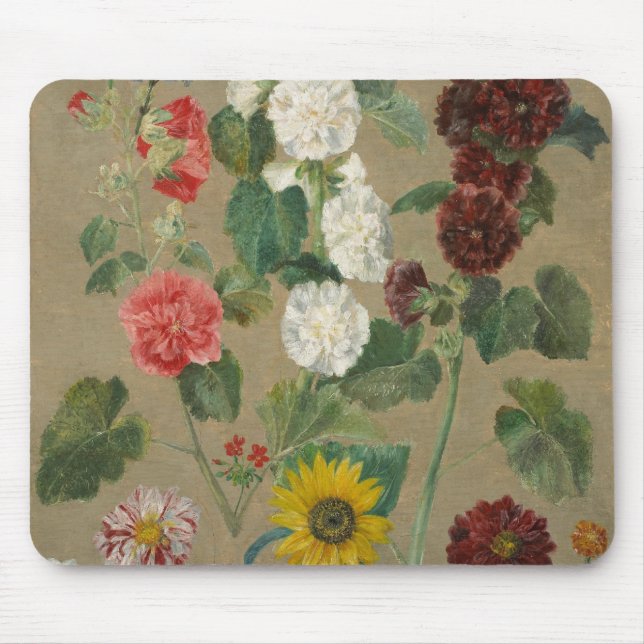 Obetitlat (blommor) (olja ombord) musmatta (Framsidan)