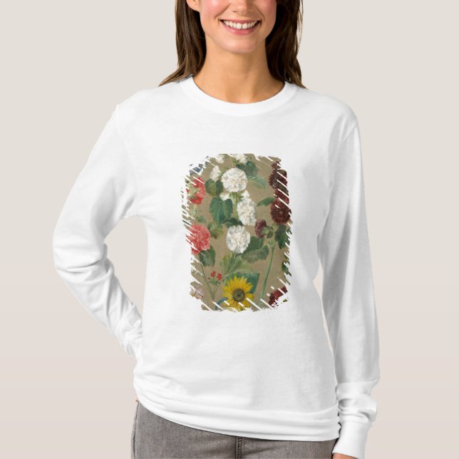Obetitlat (blommor) (olja ombord) tee (Framsida)