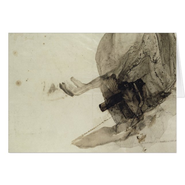 Obetitlat c.1853-5 hälsningskort (Framsidan Horizontal)