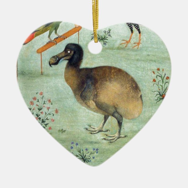 Obetitlat (Dodo) vid Ustad Mansur Julgransprydnad Keramik (Framsidan)