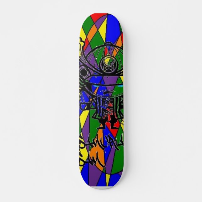 Obetitlat Skateboard Bräda 20,5 Cm (Framsida)