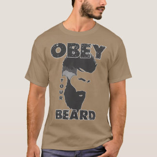Obey Beard Beardo Design T Shirt