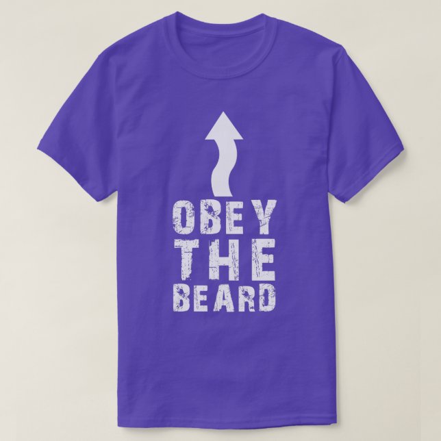 Obey Beard Classic TShirt T Shirt (Design framsida)