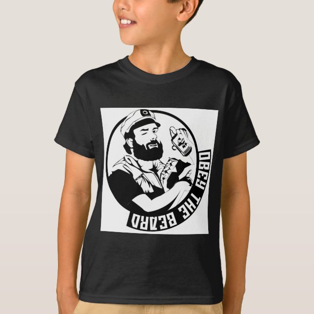 Obey Beard Tee Shirt (Framsida)