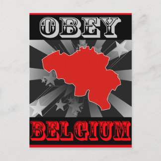 Obey Belgium Vykort