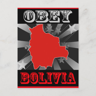 Obey Bolivia Vykort