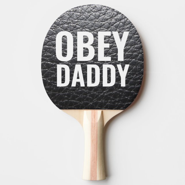 OBEY DADDY LEATHER-L00K PINGISRACKET (Framsidan)