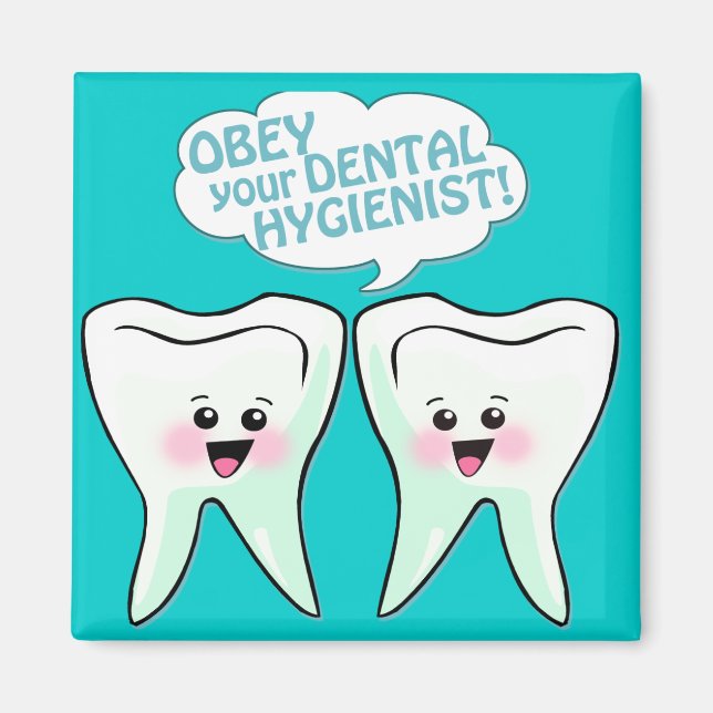 Obey Dental Hygienist Magnet (Framsidan)