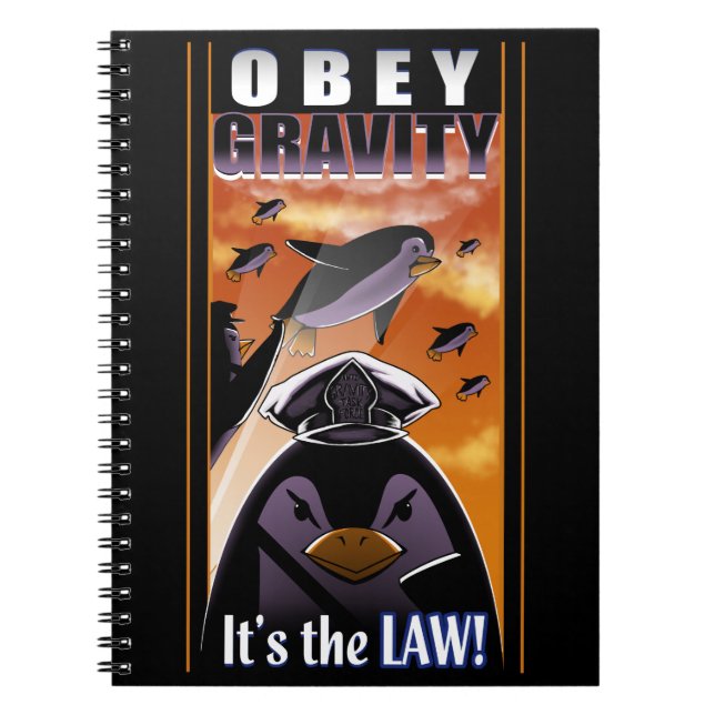 Obey Gravity Anteckningsbok (Framsidan)