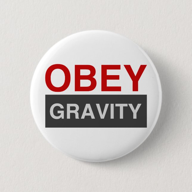 Obey Gravity Knapp (Framsida)