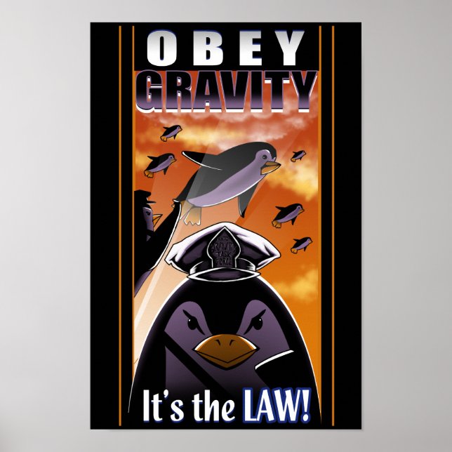 Obey Gravity Poster (Framsidan)