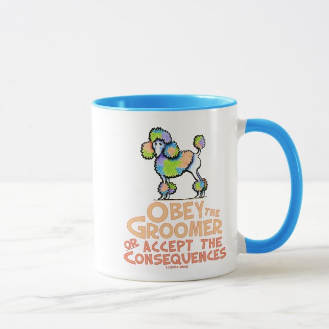 Obey Groomer Rainbow Pudel Mugg (Höger)