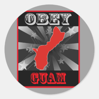Obey Guam Runt Klistermärke