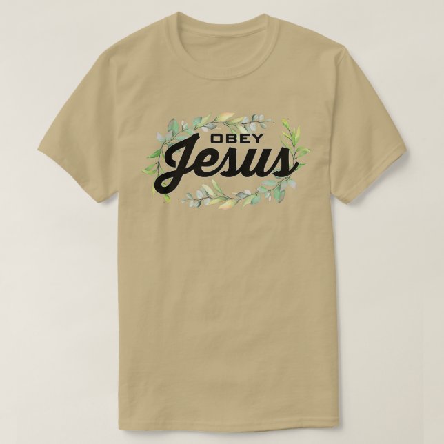 Obey Jesus 2 T Shirt (Design framsida)