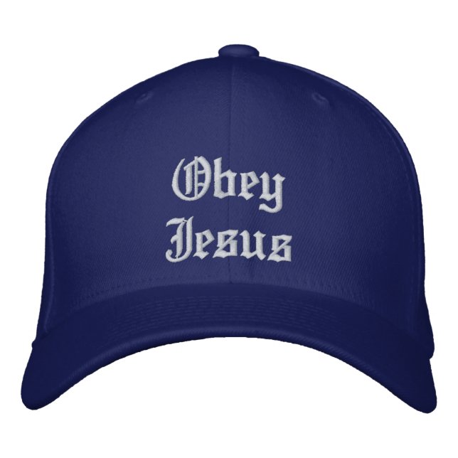 Obey Jesus Broderad Keps (Framsida)