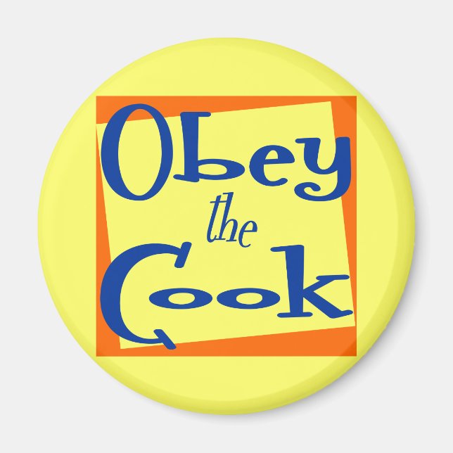 Obey Köksmagnet i Cook Kitchen Magnet (Framsidan)