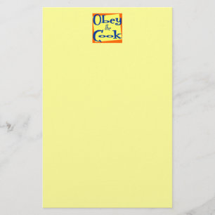 Obey Kökssätet i Cook Brevpapper
