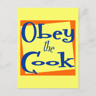 Obey Kökssätet i Cook Vykort